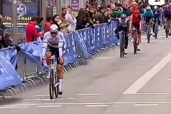 VIDEO: Mathieu van der Poel takes victory in Rainbow Jersey at the Madrid Criterium ahead of Juan Ayuso and Omar Fraile