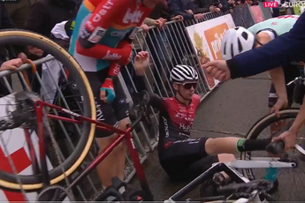 VIDEO: Mass crash causes chaos at the start of men's Exact Cross Loenhout