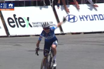 "It’s pretty tough when you’re only 23 and people think that you’re washed up" - Emotional Sarah Gigante returns to form with Tour Down Under win