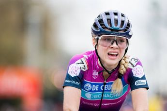 Laura Verdonschot found top form at the end of winter, as she comes second in Middelkerke Superprestige: "It's cool to stand next to Lucinda and Alvarado on the podium"
