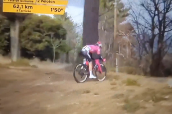 VIDEO: Maximilien Juillard 'does a Lance Armstrong' at Etoile de Besseges