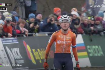 VIDEO: Highlights as Fem van Empel emphatically retains Cyclocross World Championship title in Tabor