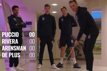 VIDEO: INEOS Grenadiers stars compete in golf competition with Luke Rowe offering hilarious commentary