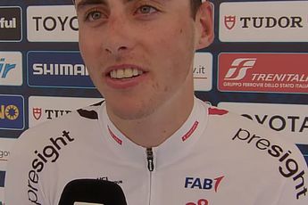 Jan Christen another young breakthrough for UAE Team Emirates: "The goal was to win already this year, before I turned 20"