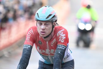 “My legs were really sore and I was freezing" - Maxim van Gils battles through adverse weather to La Fleche Wallonne podium
