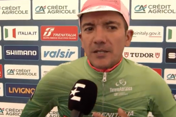 "It's a jersey I've won in Grand Tours and I like it" - Richard Carapaz accidentally into KOM Jersey at Tirreno-Adriatico