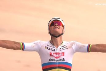 Adrie van der Poel reage ao triunfo dominante do filho Mathieu no Paris-Roubaix: "Na semana passada foi a 45 quilómetros, aqui foi a 60"