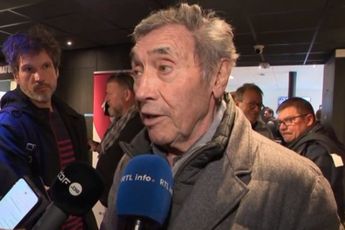 Eddy Merckx faz primeira aparição pública após operação ao intestino e deixa previsão para a Liége-Bastogne-Liége: "Escolho Pogacar, porque tem a vantagem da frescura"
