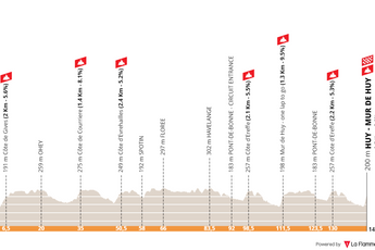 Profile & Route Flèche Wallonne Féminine 2024