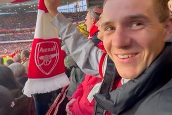 'The unexpected Gunner' - Remco Evenepoel goes wild celebrating Arsenal's insane victory over Chelsea