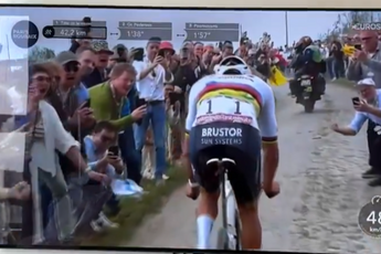"That could have ended his season" - Adam Blythe fumes at 'fan' who threw cap towards Mathieu van der Poel's wheel during Paris-Roubaix