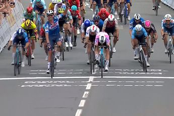 Warre Vangheluwe wins stage 3 of 4 Jours de Dunkerque from breakaway but needs photo-finish against Sam Bennett's sprint