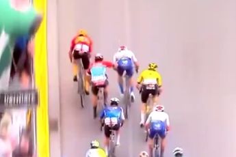 VIDEO: Frustrated Arnaud De Lie pushes another rider in a sprint of Antwerp Port Epic and earns a fine from UCI