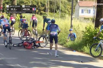 Michael Woods, Attila Valter & Tobias Foss latest to go down on crash-marred day at the Giro d'Italia