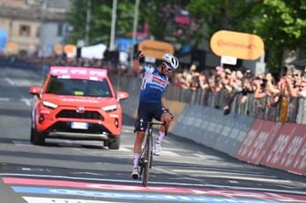 Julian Alaphilippe wins for the first time at the Giro d'italia with 125-kilometer long attack