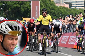 Mark Cavendish deixa mensagem a Olav Kooij após a vitória na Volta a Itália: "Ganhar ali fica na memória como uma vitória especial"