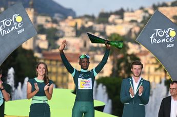 "I just want to say for the young kids, keep working hard and everything is possible" - Biniam Girmay hoping historic Green Jersey wins can inspire