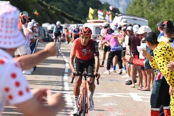 Egan Bernal loses 40 minutes at the end of second week as he battles an illness