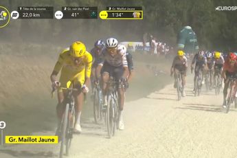 VIDEO: Tadej Pogacar obliterates GC group with blistering attack with 20km to go on gravel stage of Tour de France