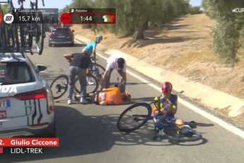 Txomin Juaristi on his deer encounter at Vuelta: "It appeared out of nowhere and I took the full blow. I thought I was going crazy, and then I saw another one on top of the car"