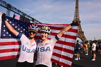 "I think me trying to be a better teammate on and off the bike really helped us pull through" - Chloé Dygert on Team Pursuit gold success