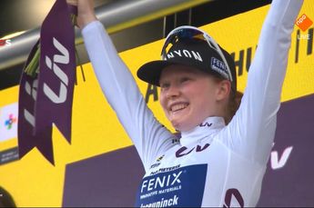 "I’m proud of my fight this week and how I’ve raced" - Puck Pieterse falls away from podium contention on final stage but wins White Jersey at Tour de France Femmes