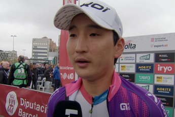 First Mongolian pro Jambaljamts Sainbayar renews with Burgos BH after an impressive Olympic race