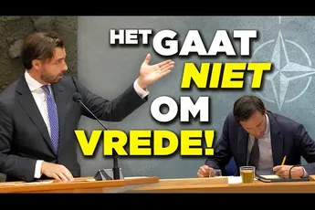 [Video] Thierry Baudet gives fiery speech to empty hall: 'It's not about peace'
