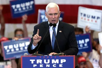 Former Vice President Mike Pence runs for president and faces off against Donald Trump and Ron DeSantis