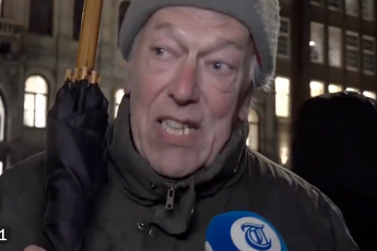 Video! Leftist protester finds Wilders the new Hitler: 'Hitler also came to power through democracy'