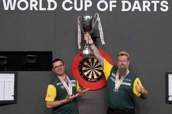 Australië pakt World Cup of Darts-titel, 3e plaats voor Nederland