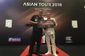 Asada wint de 7e PDC Aziatische Tour en noteert ook record gemiddelde