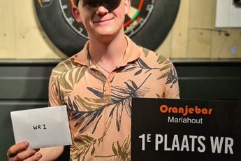 Maikel Verberk wint Oranjebar Feestweekend Darttoernooi