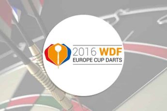 Loting van WDF Europe Cup in Hotel Zuiderduin is bekend gemaakt