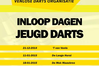 Venlose Darts organisatie organiseert inloopdagen voor jeugdpromotie