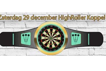 MDT HighRoller dartsweekend: Koppel 29 december, singel 30 december