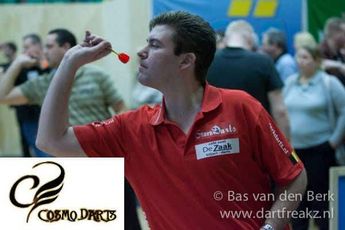 Cosmo Darts materiaal sponsor van Belgische topspeler Sven Wens