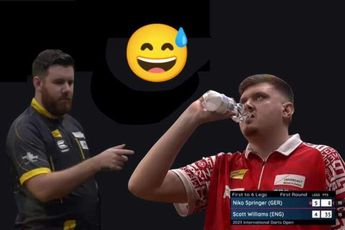 Beelden van bijzonder moment tussen Springer en Williams in slotfase