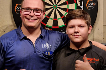 Darttalent Kendji Steinbach pakt dagzege op negende speeldag van OSR #41