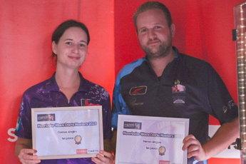 François Schweyen en Anna Hlavova winnen Moerbeke-Waas Darts Masters 2023