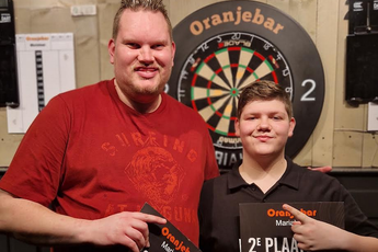 Wesley Plaisier en Kendji Steinbach domineren het H&S-Oranjebar Open Darttoernooi