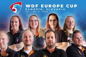 WDF Europe Cup teamtoernooien: Nederlandse dames overtuigend naar halve finale, Nederlandse en Belgische heren strijdend naar laatste 16