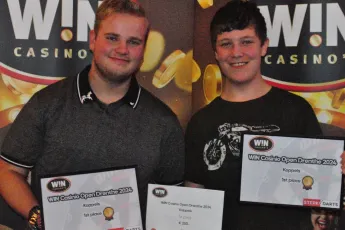 Koppelwinst Win Casino Open Drenthe 2024 voor talenten Lamein en Baalmans