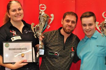 Dutch Darts Cup 2024: Van Peer, Dikhoff-Jongenotter en Van der Meijden winnen de titels