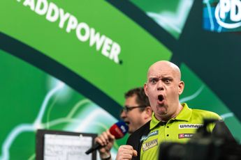 Michael van Gerwen zet sterke prestatie neer in eerste ronde Darts Championship