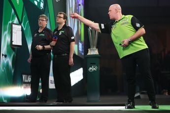 Tweede hoogste aantal 180’s ooit tijdens PDC WK Darts 2025