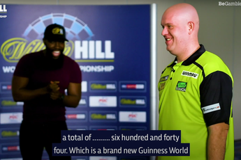 Van Gerwen sets Guinness World Records title for most points scored in a minute
