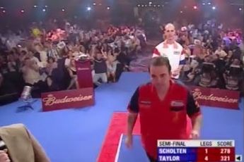 ON THIS DAY IN ... 2005: Taylor throws nine-dart finish against Scholten at UK Open