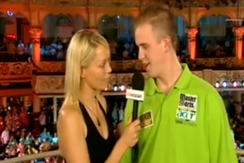 THROWBACK VIDEO: Van Gerwen explains how to pronounce his name on debut at World Matchplay