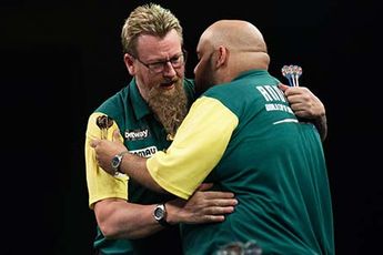Whitlock and Heta pay tribute to Kyle Anderson after World Cup of Darts win